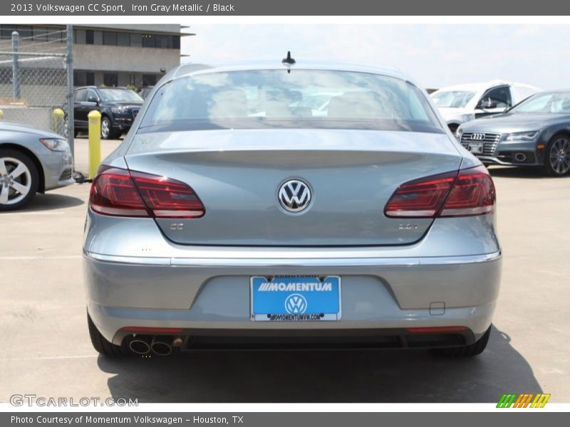 Iron Gray Metallic / Black 2013 Volkswagen CC Sport