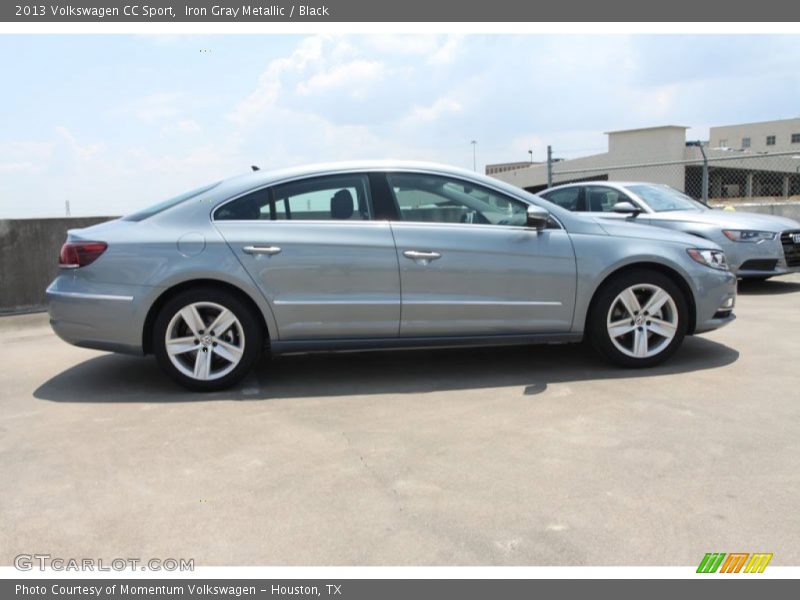 Iron Gray Metallic / Black 2013 Volkswagen CC Sport