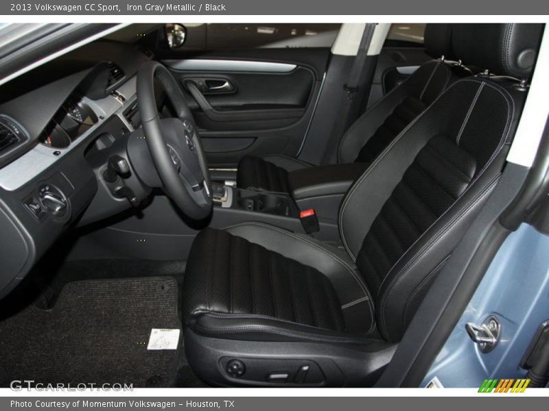Iron Gray Metallic / Black 2013 Volkswagen CC Sport