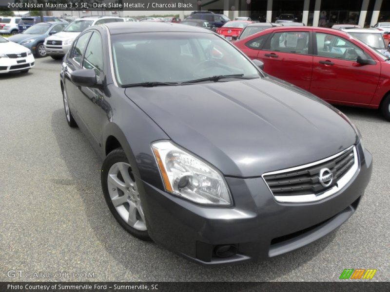 Dark Slate Metallic / Charcoal Black 2008 Nissan Maxima 3.5 SE