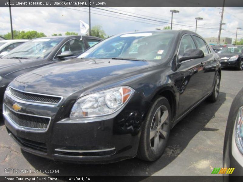 Black Granite Metallic / Ebony 2011 Chevrolet Malibu LT