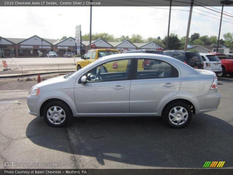 Cosmic Silver / Charcoal 2010 Chevrolet Aveo LT Sedan