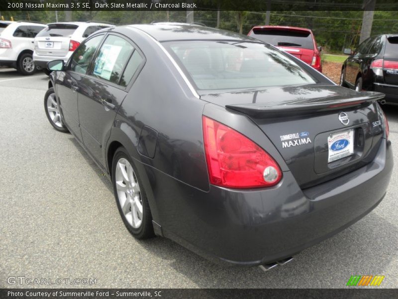 Dark Slate Metallic / Charcoal Black 2008 Nissan Maxima 3.5 SE