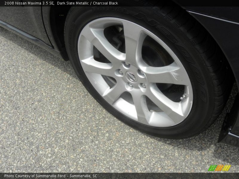 Dark Slate Metallic / Charcoal Black 2008 Nissan Maxima 3.5 SE