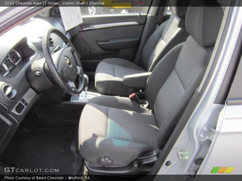 Cosmic Silver / Charcoal 2010 Chevrolet Aveo LT Sedan