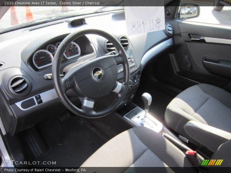 Cosmic Silver / Charcoal 2010 Chevrolet Aveo LT Sedan