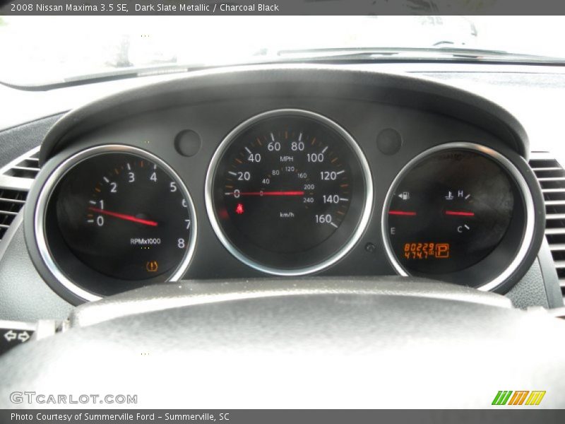 Dark Slate Metallic / Charcoal Black 2008 Nissan Maxima 3.5 SE