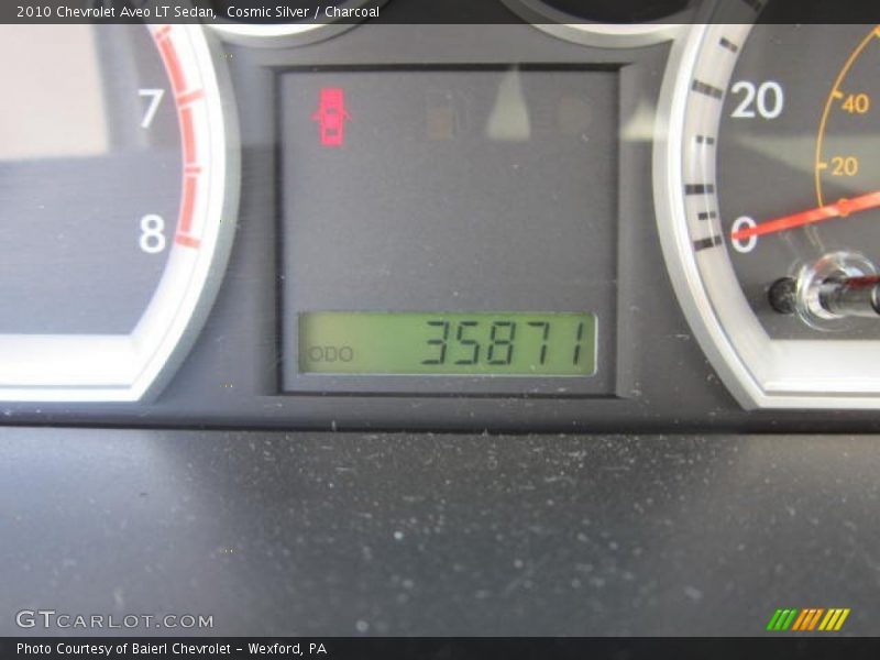 Cosmic Silver / Charcoal 2010 Chevrolet Aveo LT Sedan