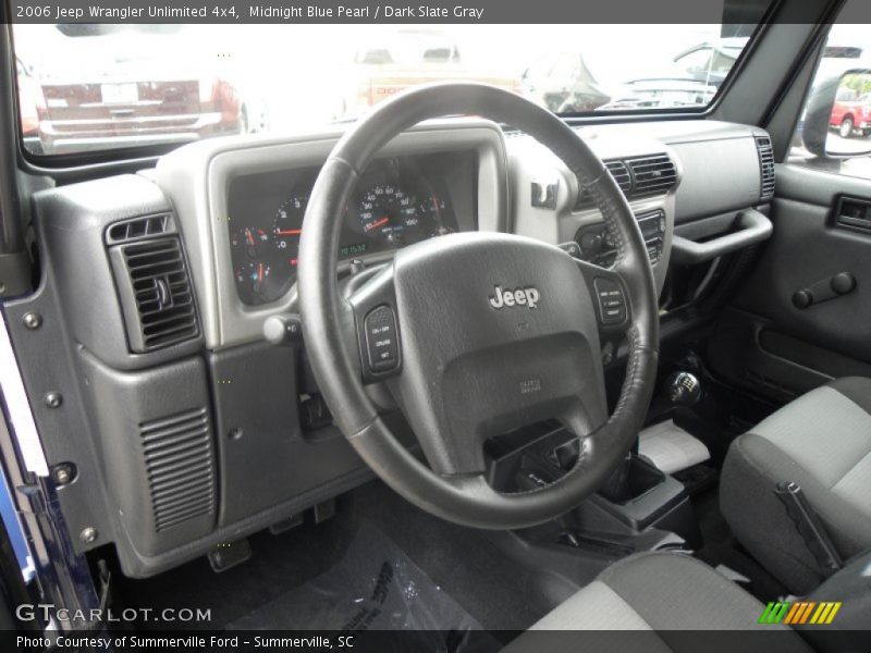 Midnight Blue Pearl / Dark Slate Gray 2006 Jeep Wrangler Unlimited 4x4