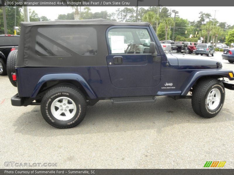 Midnight Blue Pearl / Dark Slate Gray 2006 Jeep Wrangler Unlimited 4x4