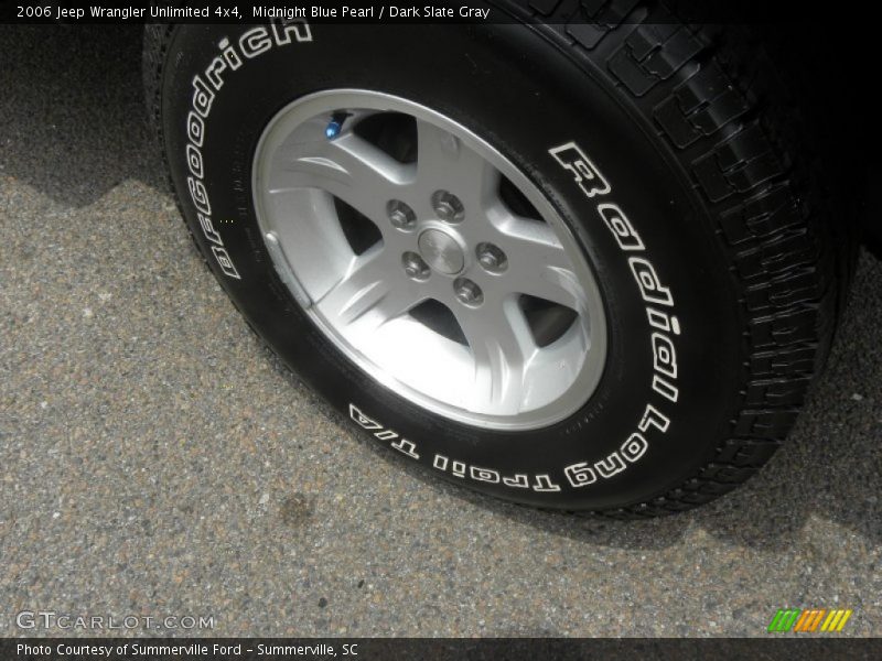 Midnight Blue Pearl / Dark Slate Gray 2006 Jeep Wrangler Unlimited 4x4