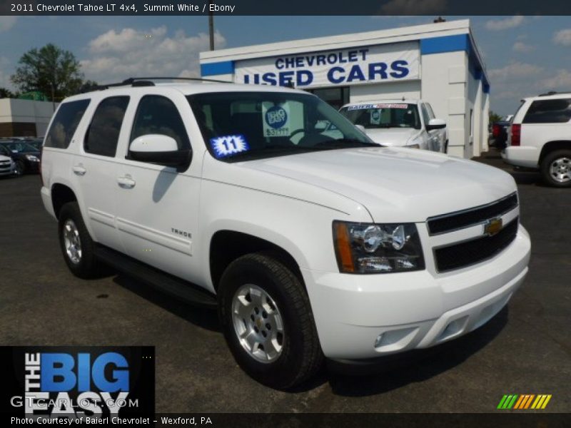 Summit White / Ebony 2011 Chevrolet Tahoe LT 4x4