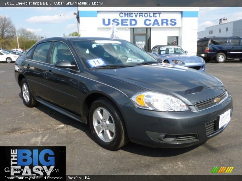 Cyber Gray Metallic / Ebony 2011 Chevrolet Impala LT