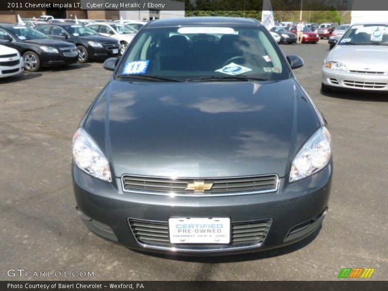 Cyber Gray Metallic / Ebony 2011 Chevrolet Impala LT