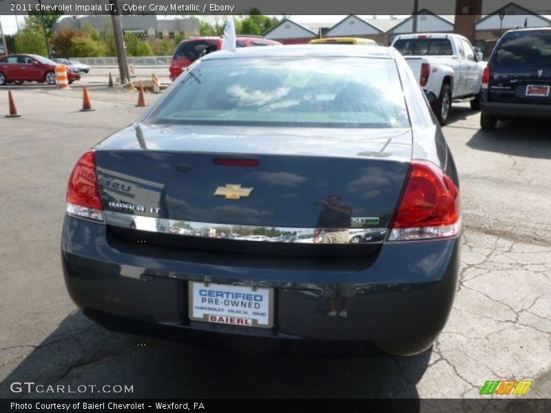 Cyber Gray Metallic / Ebony 2011 Chevrolet Impala LT