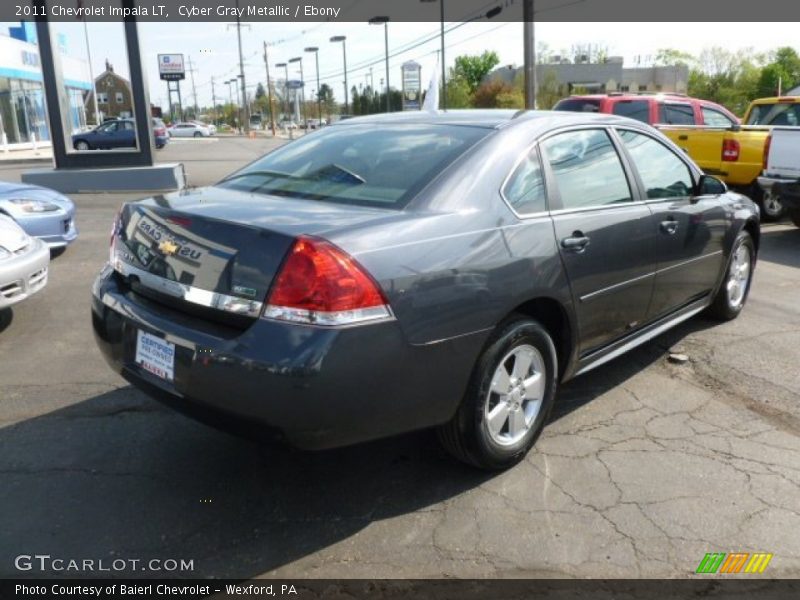 Cyber Gray Metallic / Ebony 2011 Chevrolet Impala LT