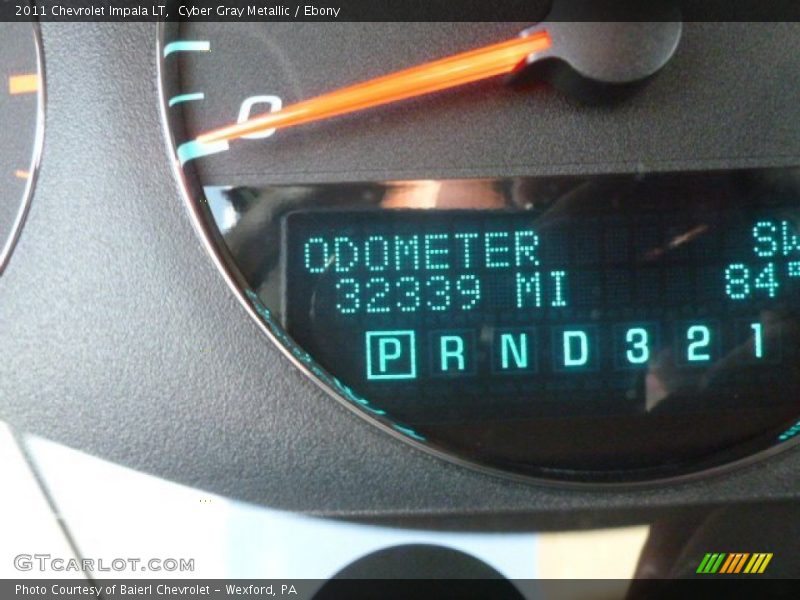 Cyber Gray Metallic / Ebony 2011 Chevrolet Impala LT
