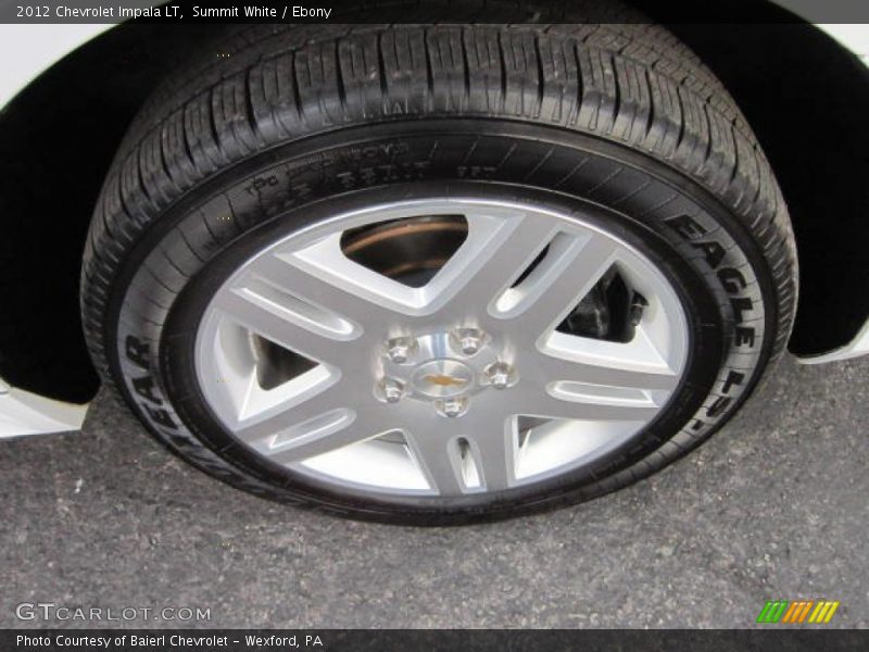 Summit White / Ebony 2012 Chevrolet Impala LT