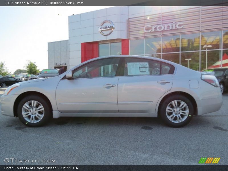 Brilliant Silver / Frost 2012 Nissan Altima 2.5 S