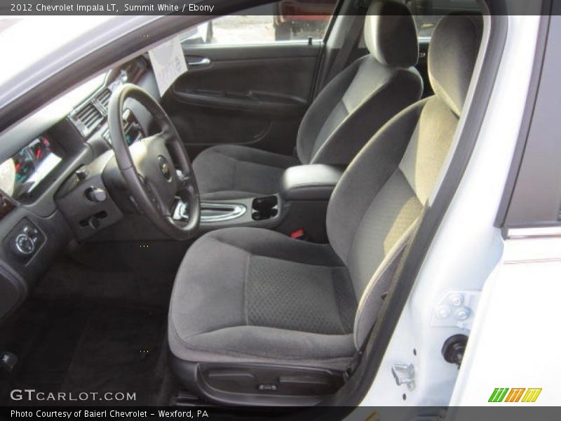 Summit White / Ebony 2012 Chevrolet Impala LT