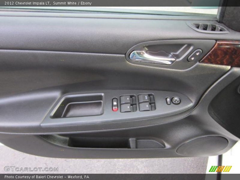 Summit White / Ebony 2012 Chevrolet Impala LT