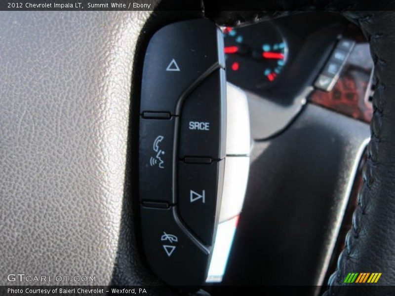 Summit White / Ebony 2012 Chevrolet Impala LT