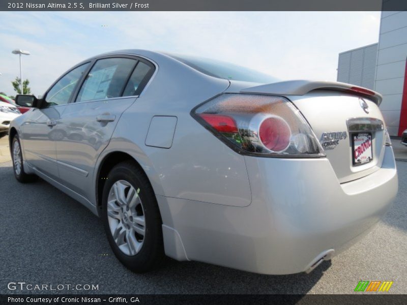 Brilliant Silver / Frost 2012 Nissan Altima 2.5 S