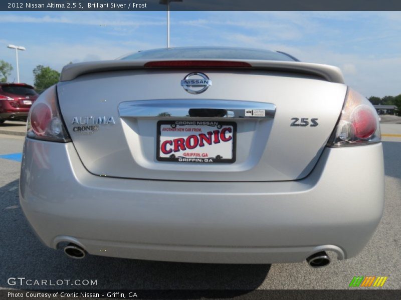 Brilliant Silver / Frost 2012 Nissan Altima 2.5 S