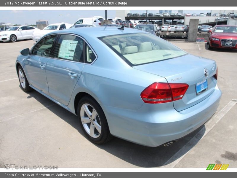 Glacier Blue Metallic / Cornsilk Beige 2012 Volkswagen Passat 2.5L SE