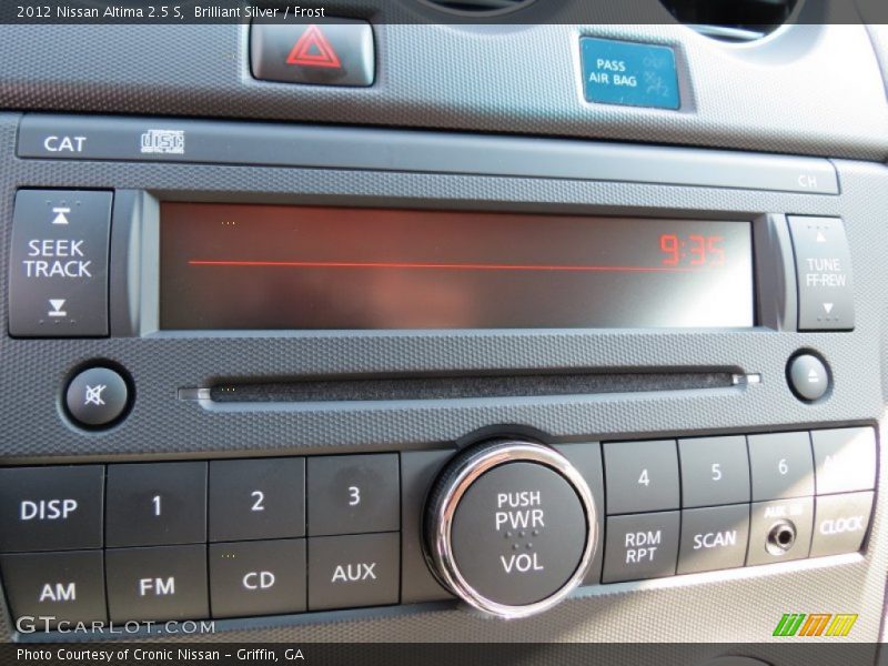 Brilliant Silver / Frost 2012 Nissan Altima 2.5 S