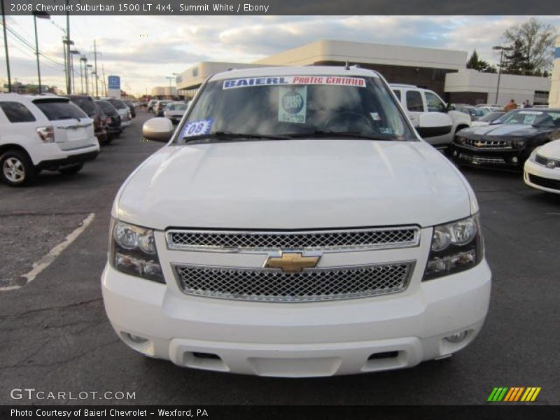 Summit White / Ebony 2008 Chevrolet Suburban 1500 LT 4x4