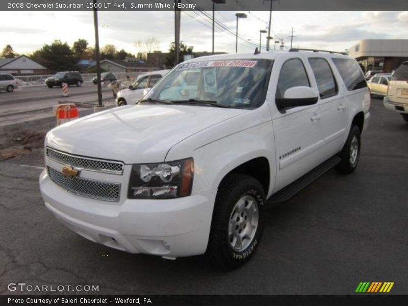 Summit White / Ebony 2008 Chevrolet Suburban 1500 LT 4x4