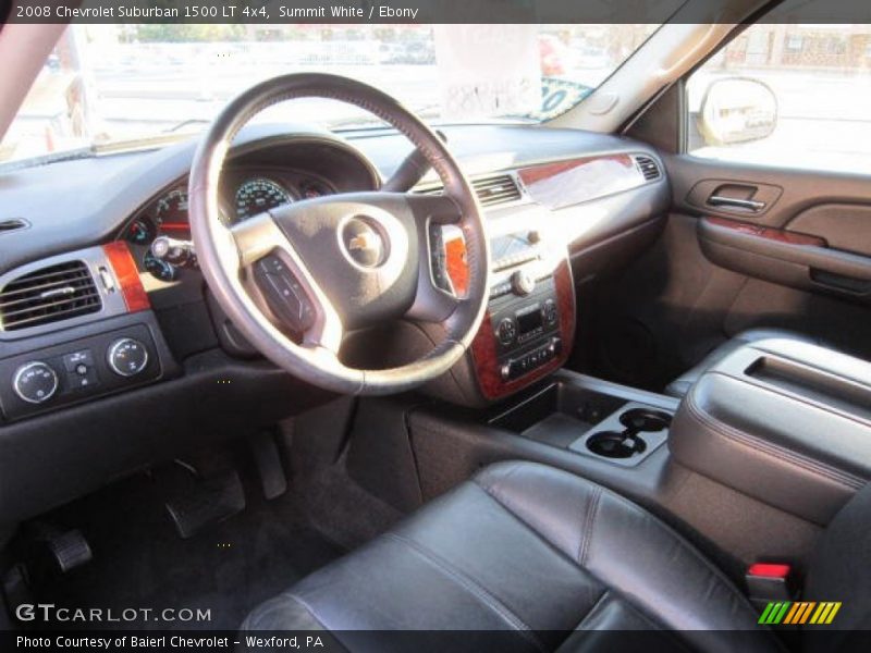 Summit White / Ebony 2008 Chevrolet Suburban 1500 LT 4x4