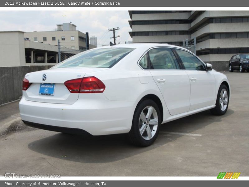 Candy White / Cornsilk Beige 2012 Volkswagen Passat 2.5L SE