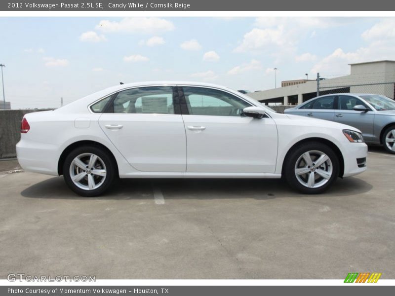 Candy White / Cornsilk Beige 2012 Volkswagen Passat 2.5L SE