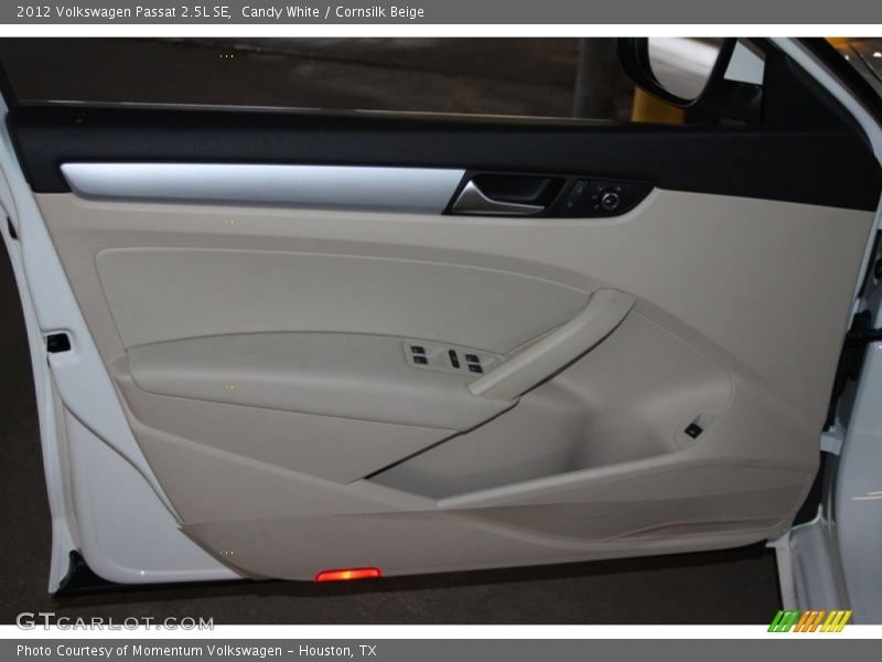 Candy White / Cornsilk Beige 2012 Volkswagen Passat 2.5L SE