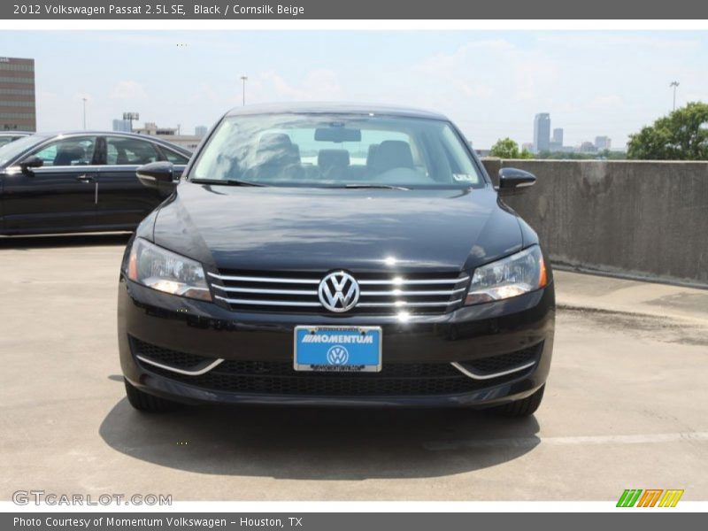 Black / Cornsilk Beige 2012 Volkswagen Passat 2.5L SE