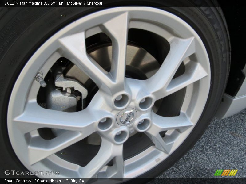 Brilliant Silver / Charcoal 2012 Nissan Maxima 3.5 SV