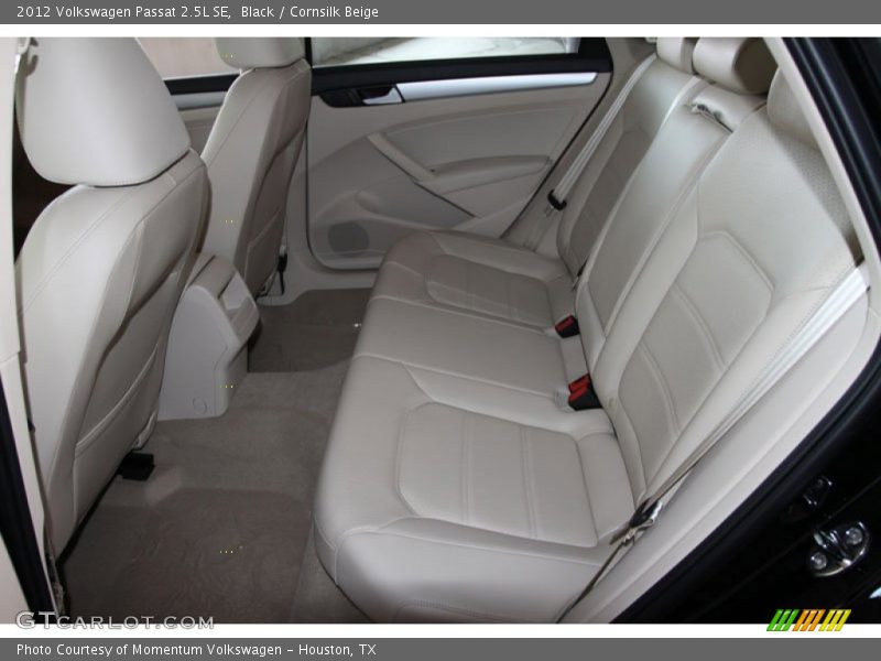 Black / Cornsilk Beige 2012 Volkswagen Passat 2.5L SE