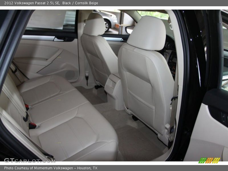 Black / Cornsilk Beige 2012 Volkswagen Passat 2.5L SE