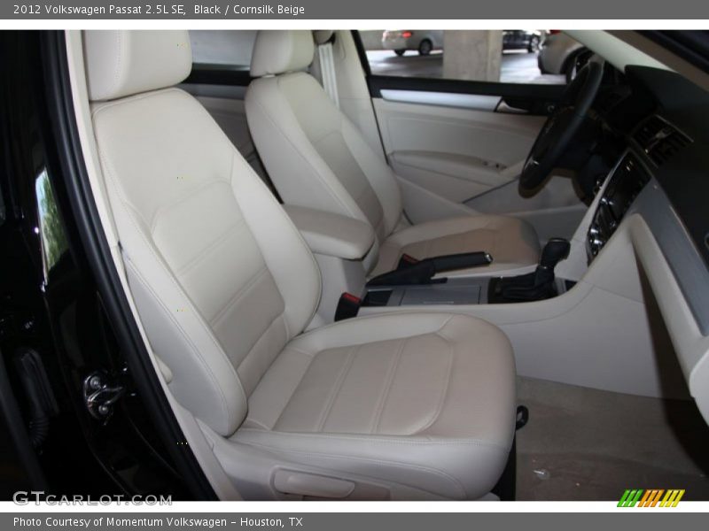 Black / Cornsilk Beige 2012 Volkswagen Passat 2.5L SE