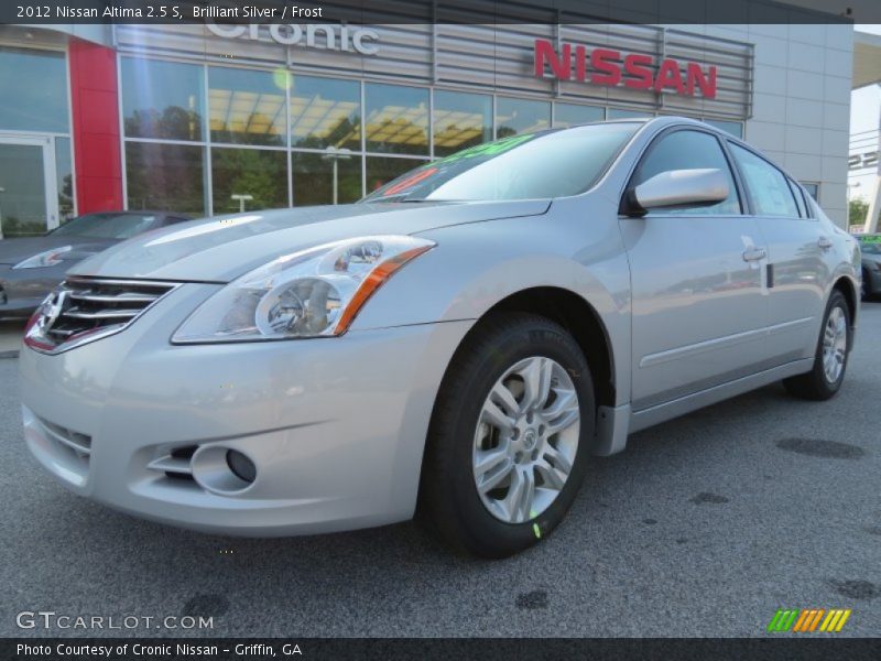 Brilliant Silver / Frost 2012 Nissan Altima 2.5 S