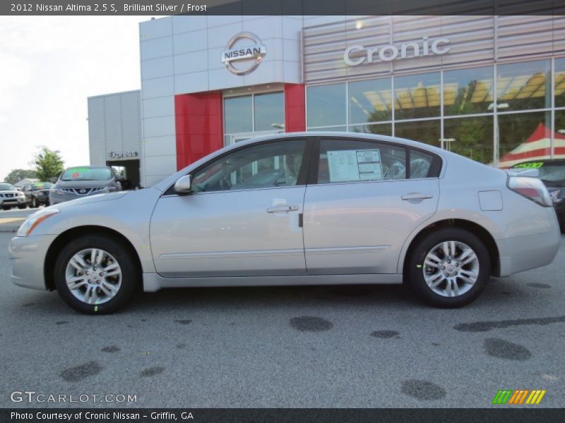 Brilliant Silver / Frost 2012 Nissan Altima 2.5 S