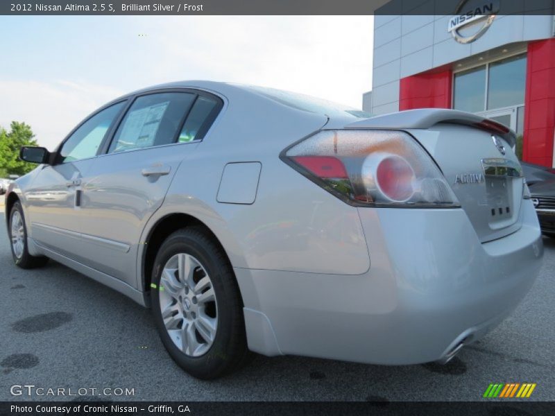 Brilliant Silver / Frost 2012 Nissan Altima 2.5 S