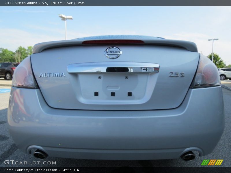 Brilliant Silver / Frost 2012 Nissan Altima 2.5 S