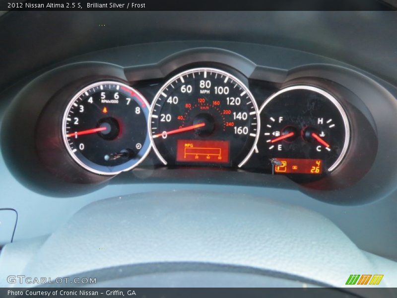 Brilliant Silver / Frost 2012 Nissan Altima 2.5 S