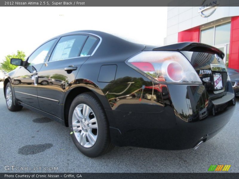 Super Black / Frost 2012 Nissan Altima 2.5 S