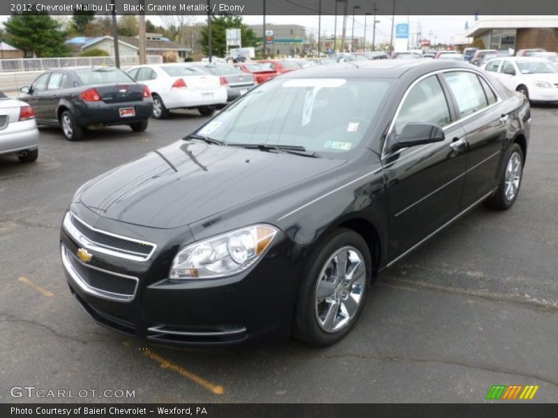 Black Granite Metallic / Ebony 2012 Chevrolet Malibu LT