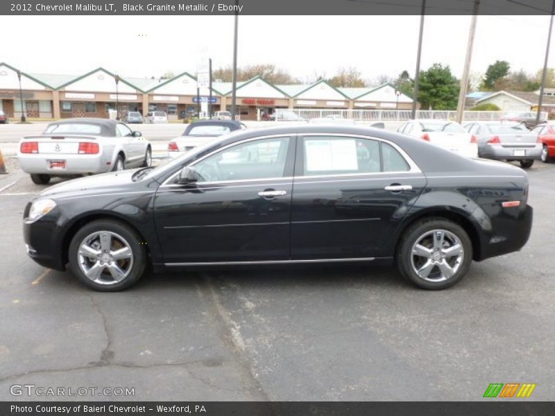 Black Granite Metallic / Ebony 2012 Chevrolet Malibu LT