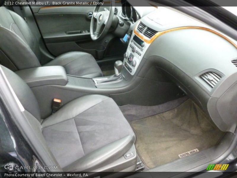 Black Granite Metallic / Ebony 2012 Chevrolet Malibu LT